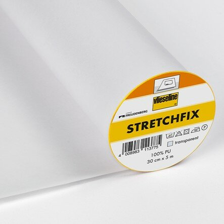 Stretchfix - š: 30cm, oboustranne lepivá pavučinka na elastické látky