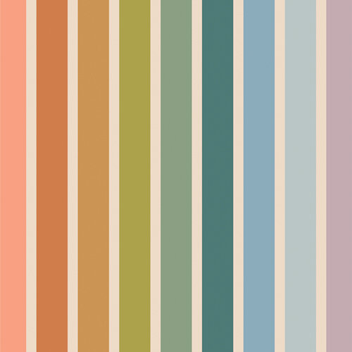 Bavlněná látka Canvas Home deco - Summer Stripe
