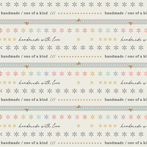 Bavlněná látka Binding Handmade Bound