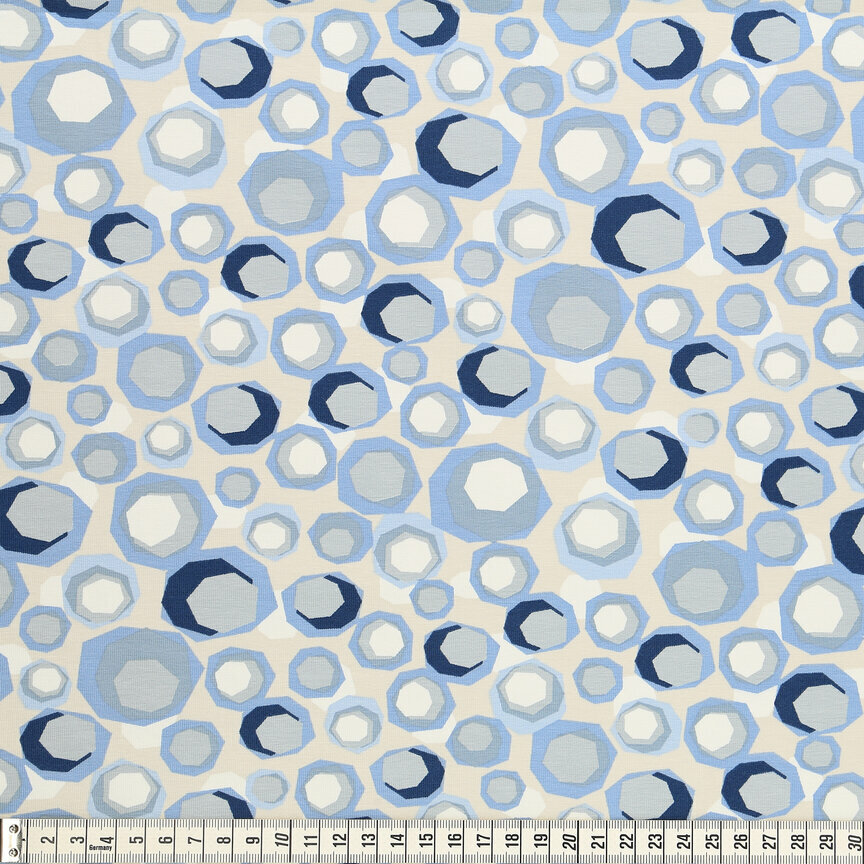 Mandala light blue ÚPLET Šířka 150 cm