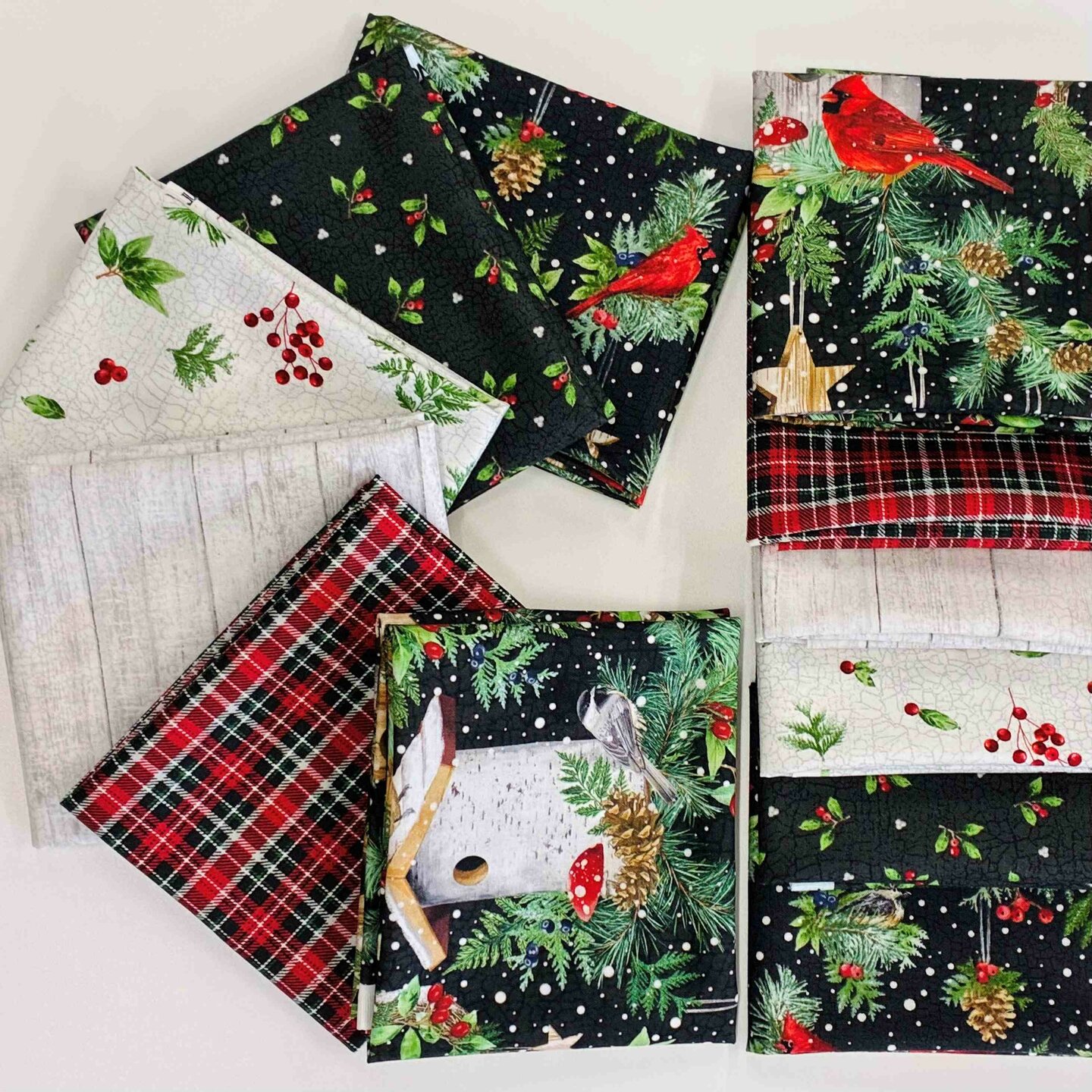 Balíček látok Fat Quarters Winter Song
