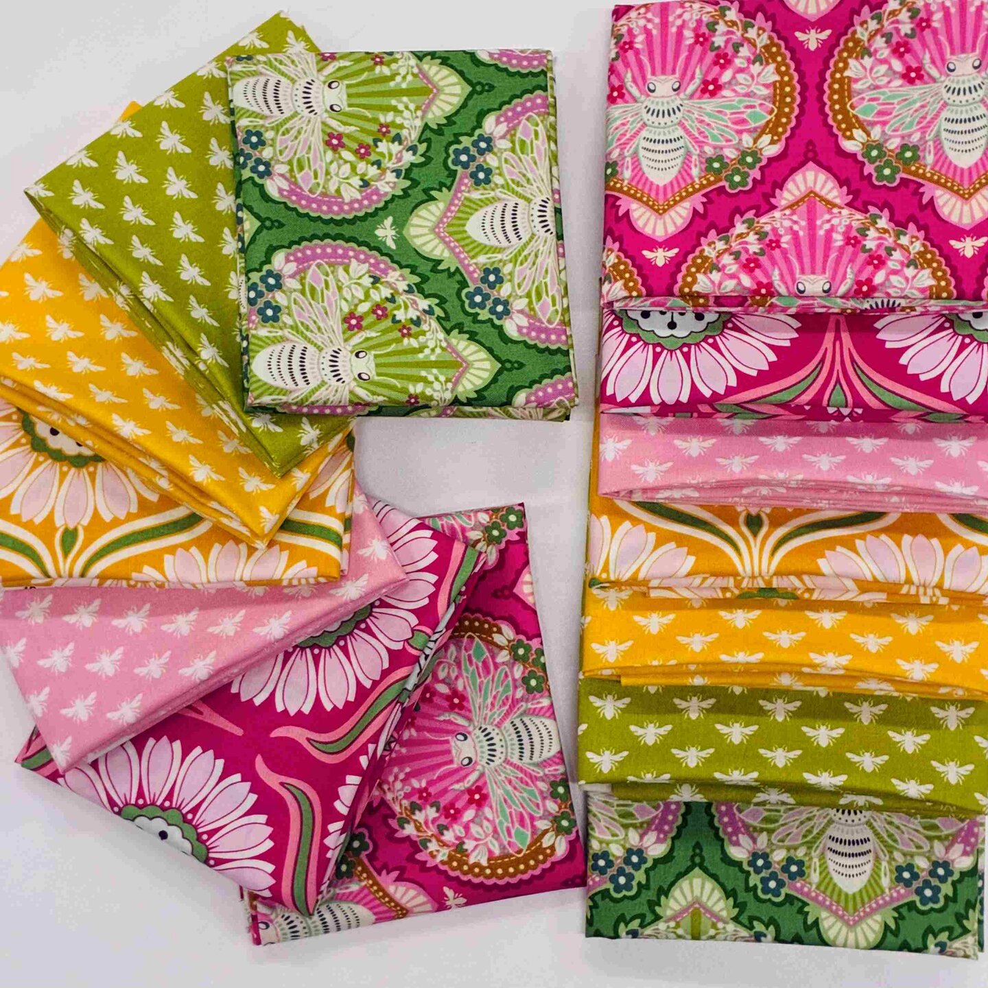 Balíček látok Fat Quarters Local Honey 3