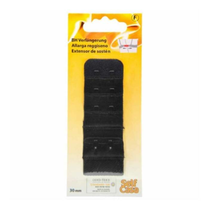 C341301-00000 Predlžovač podprsenky, 30 mm, 1 ks, čierny