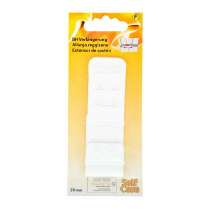 C341302-00000 Predlžovač podprsenky, 30 mm, 1 ks, biely
