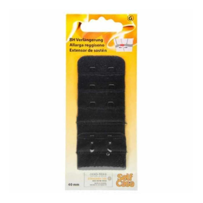 C341305-00000 Predlžovač podprsenky, 40 mm, 1 ks, čierny