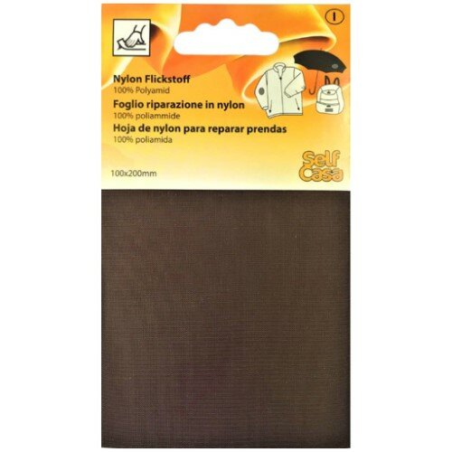 C322036-00000 Nylónová záplata, 10 x 20 cm, hnedá