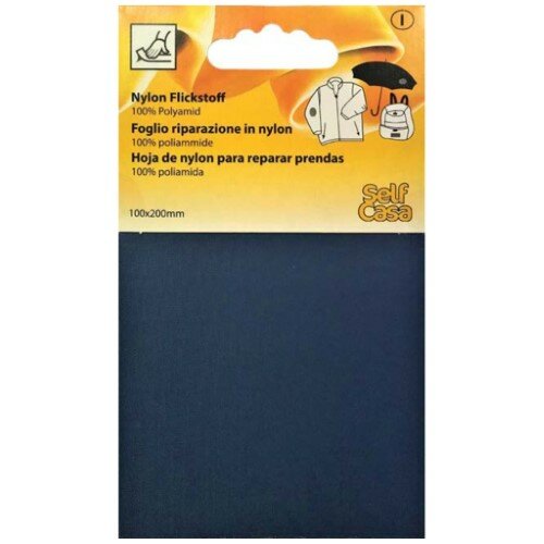 C322034-00000 Nylónová záplata, 10 x 20 cm, tmavomodrá