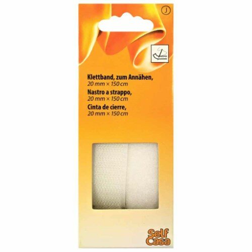 C311301-00000 Páska so suchým zipsom, na prišitie, 20mmx150cm, biela