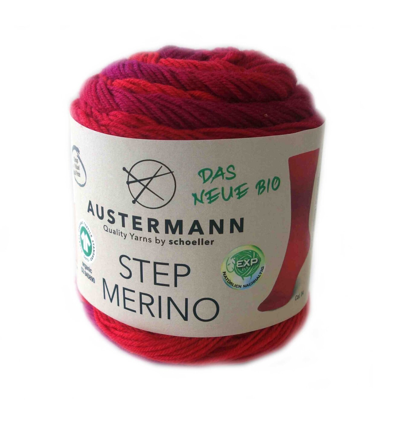 90318 AUSTERMANN STEP 4 MERINO COLOR, 5x100g