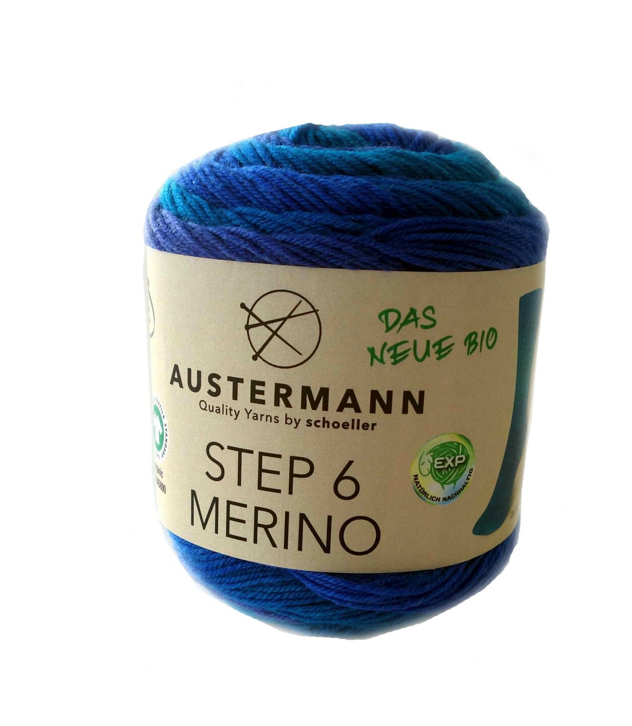 90337 AUSTERMANN STEP 6 MERINO COLOR, 5x150g