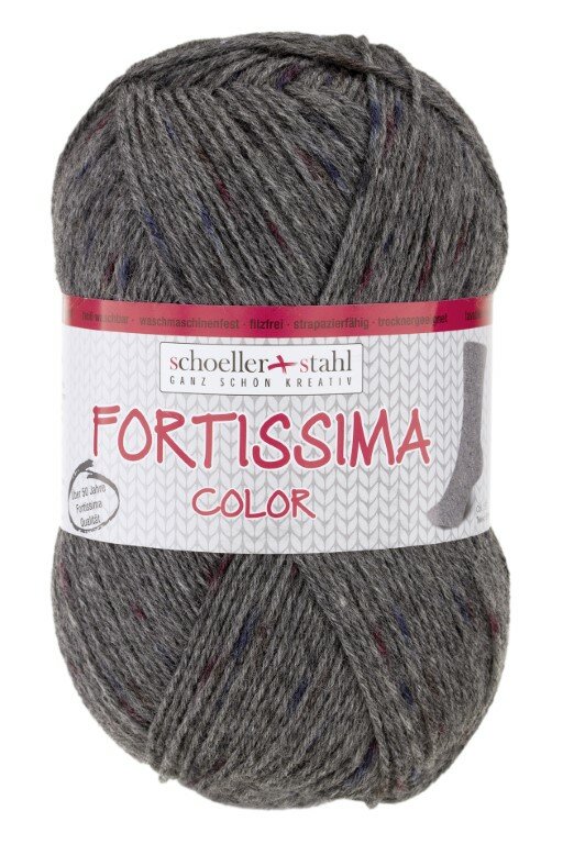 90005 SCHOELLER+STAHL FORTISSIMA 4-fach TWEED-Effekt, 5x100g