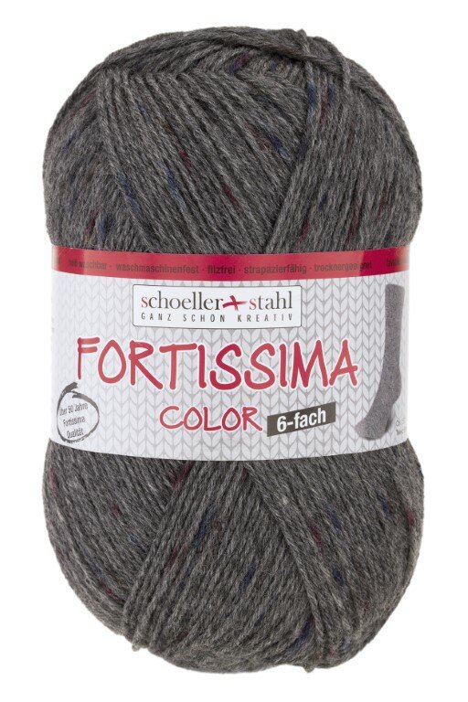 90007 SCHOELLER+STAHL FORTISSIMA 6-fach TWEED-Effekt, 5x150g