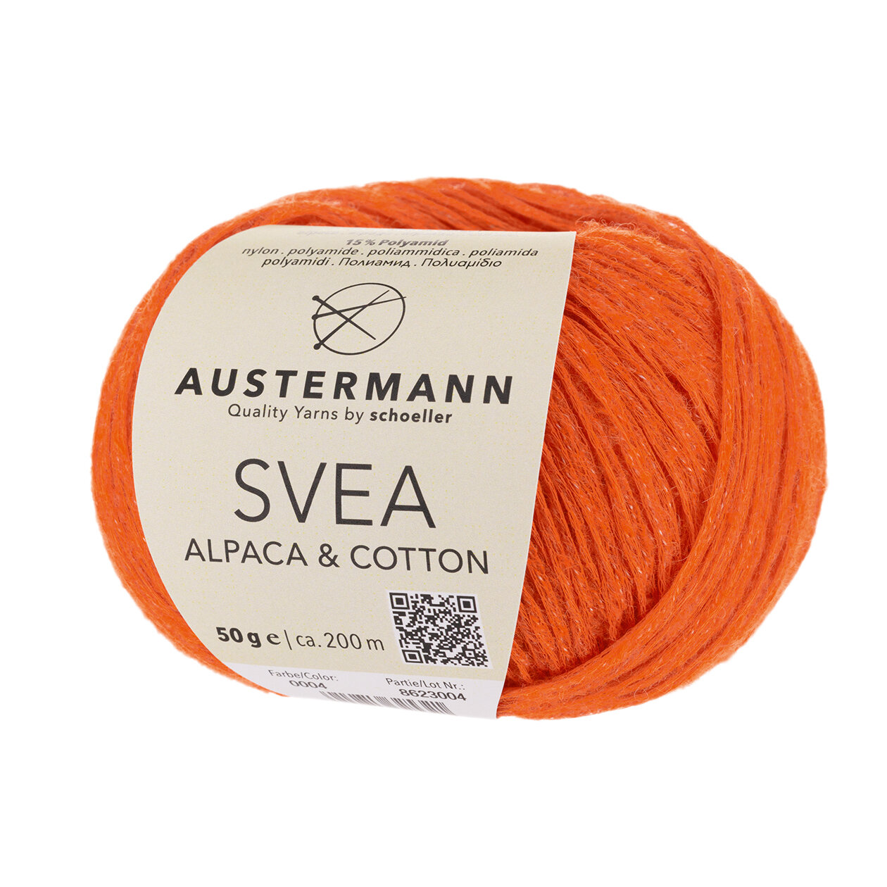 90316 AUSTERMANN SVEA ALPACA & COTTON, 10x50g
