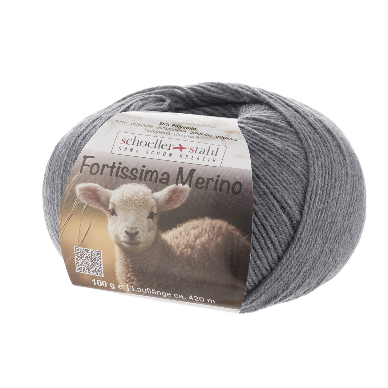 93042 SCHOELLER+STAHL FORTISSIMA MERINO 4-fach, 5x100g